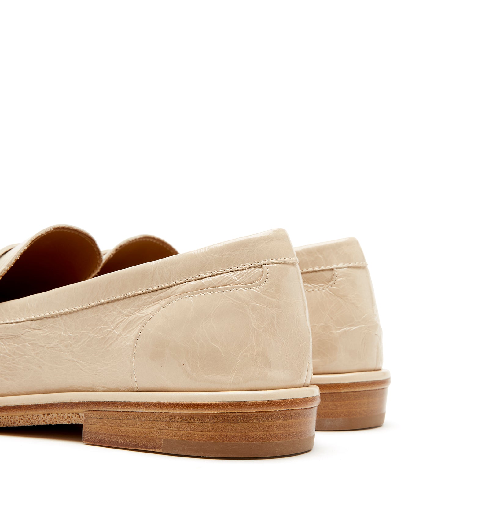 TRINITY CRUSHED LEATHER LOAFER