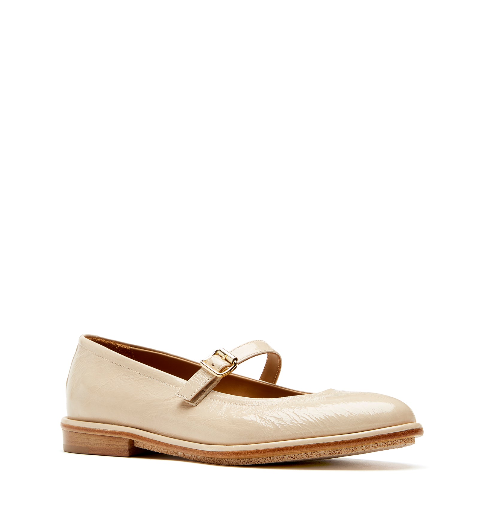 TRIPP CRUSHED LEATHER MARY-JANE LOAFER