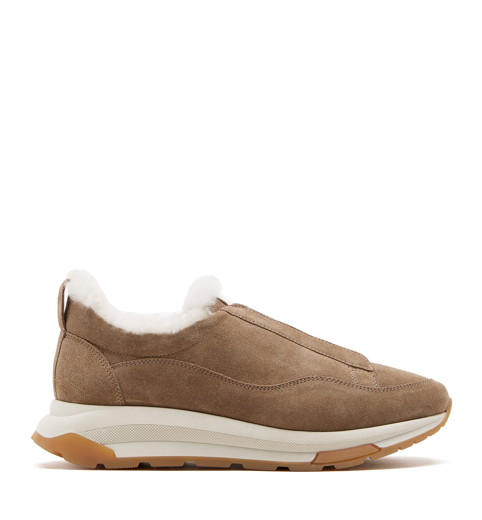 VADA SHEARLING LINED SUEDE SNEAKER