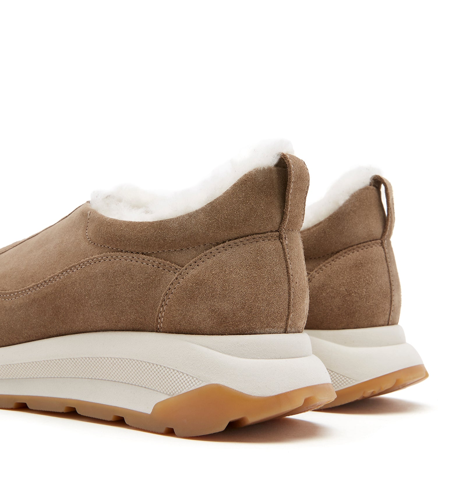 VADA SHEARLING LINED SUEDE SNEAKER
