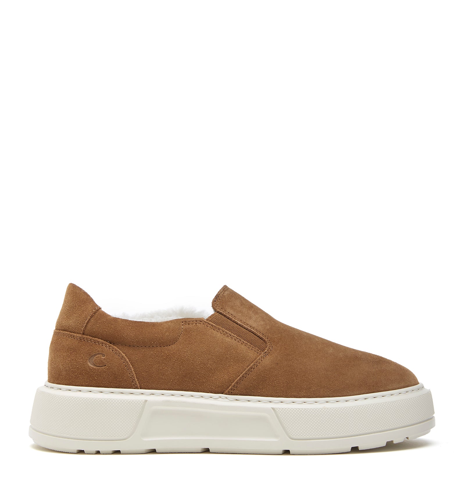 VALERIE SHEARLING-LINED SUEDE SNEAKER