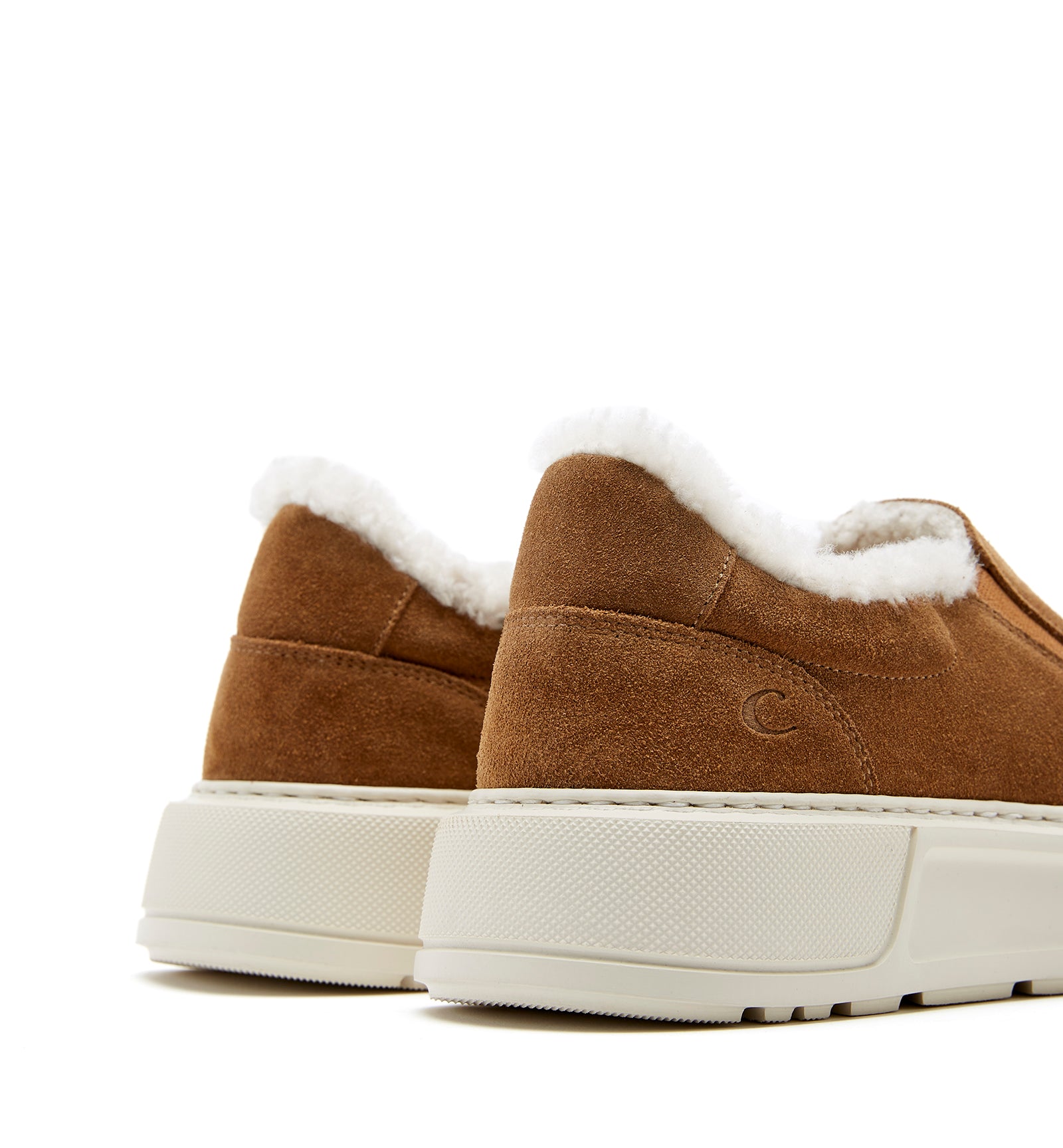 VALERIE SNEAKER EN SUÈDE DOUBLÉE EN MOUTON
