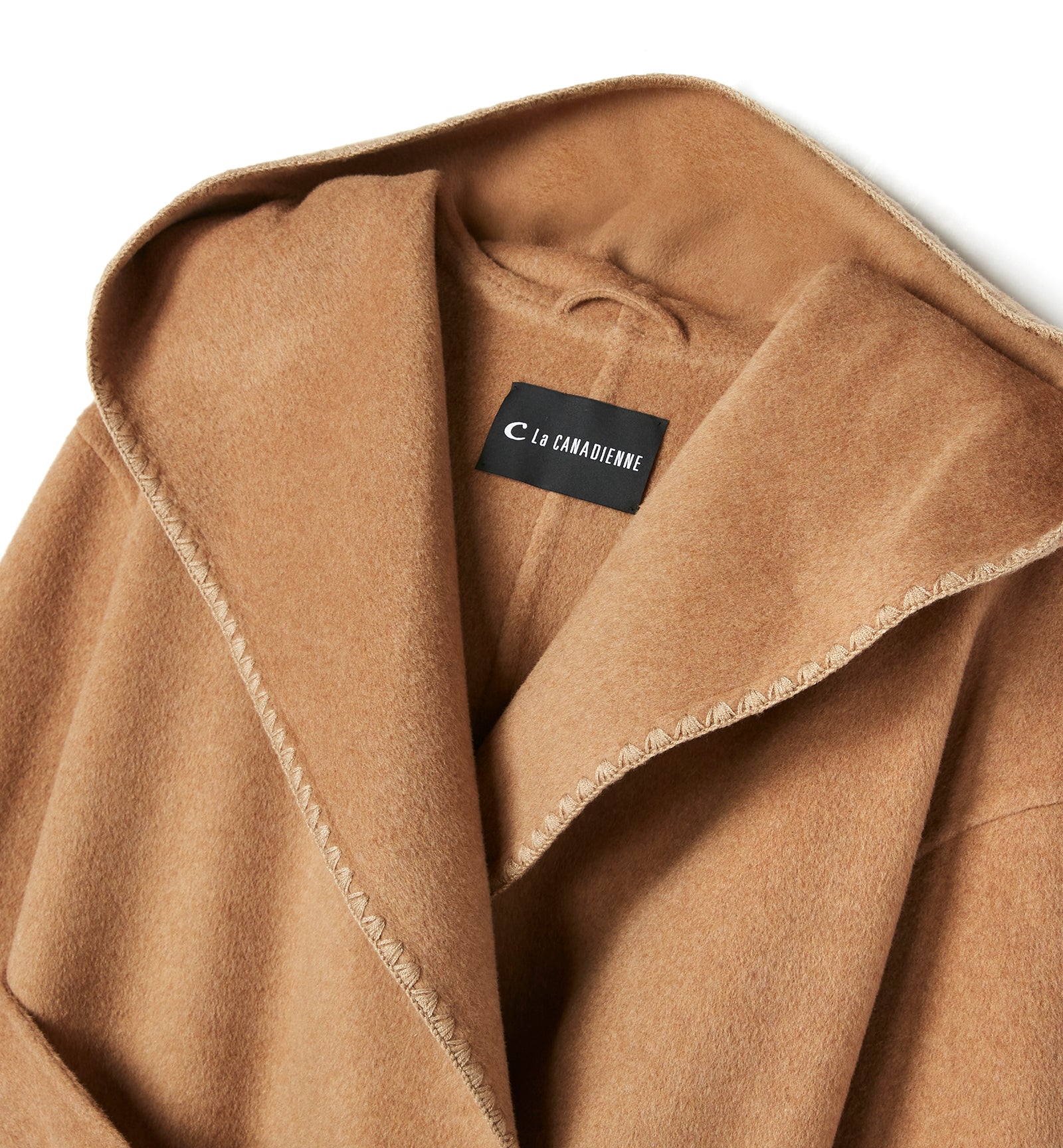 ZANDER MANTEAU CROISÉ COURT EN LAINE MÉLANGÉE 