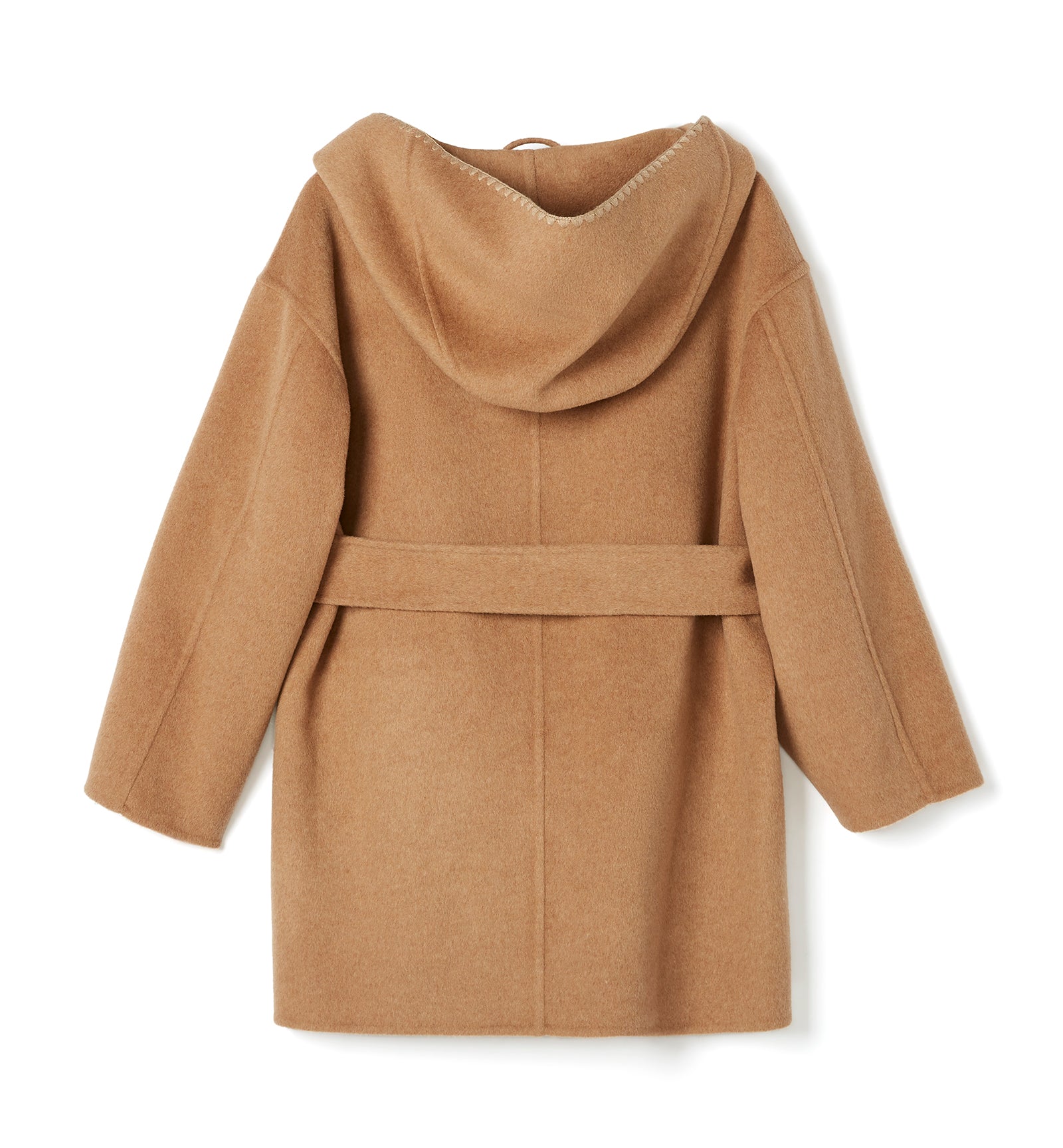 ZANDER MANTEAU CROISÉ COURT EN LAINE MÉLANGÉE 