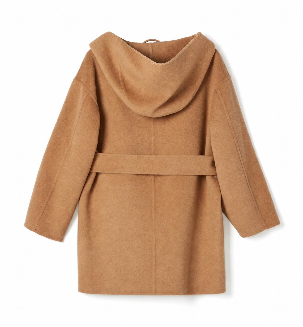 ZANDER SHORT WOOL WRAP COAT — Item 3 of 8