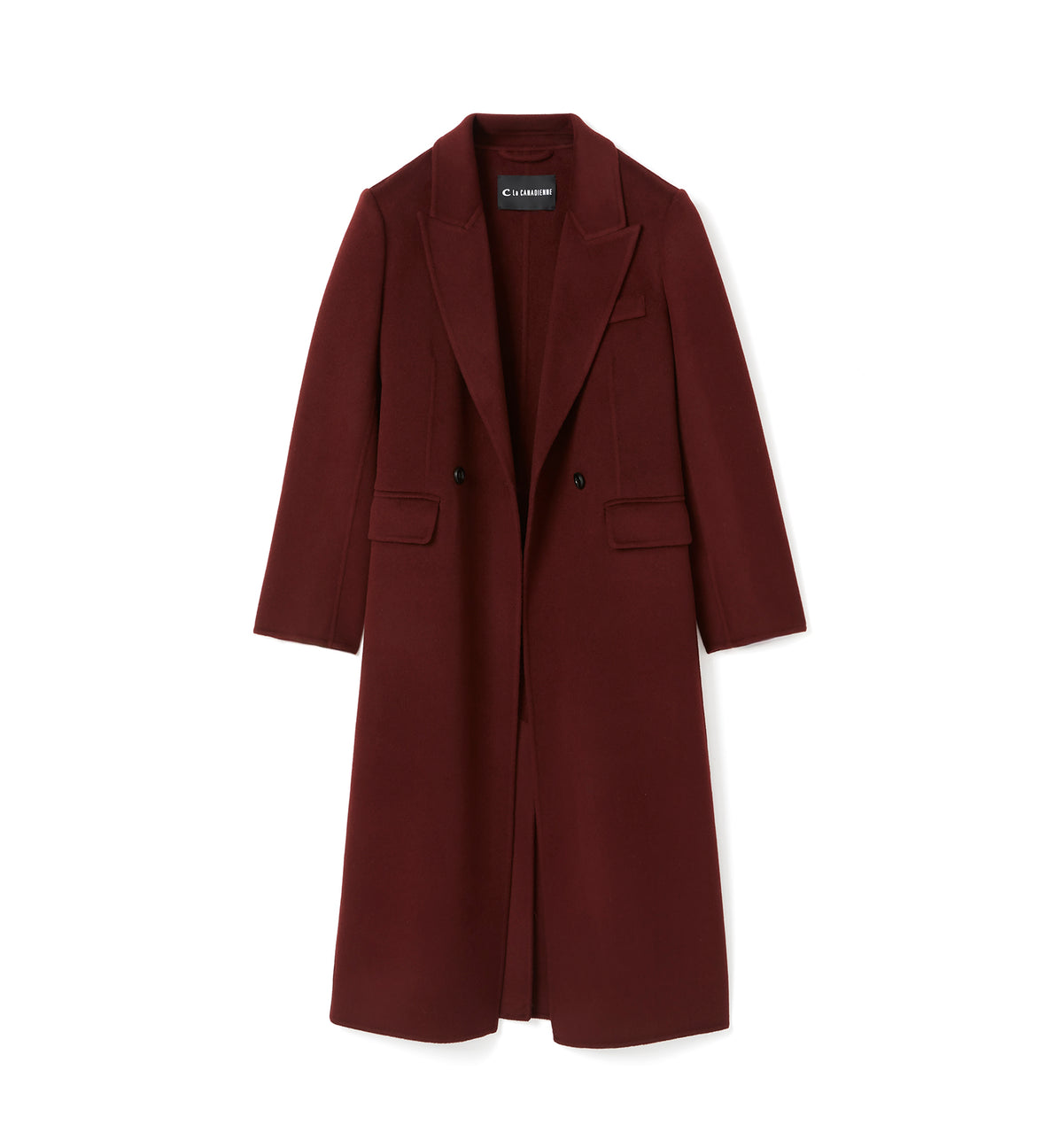 ZANE LONG WOOL WRAP COAT