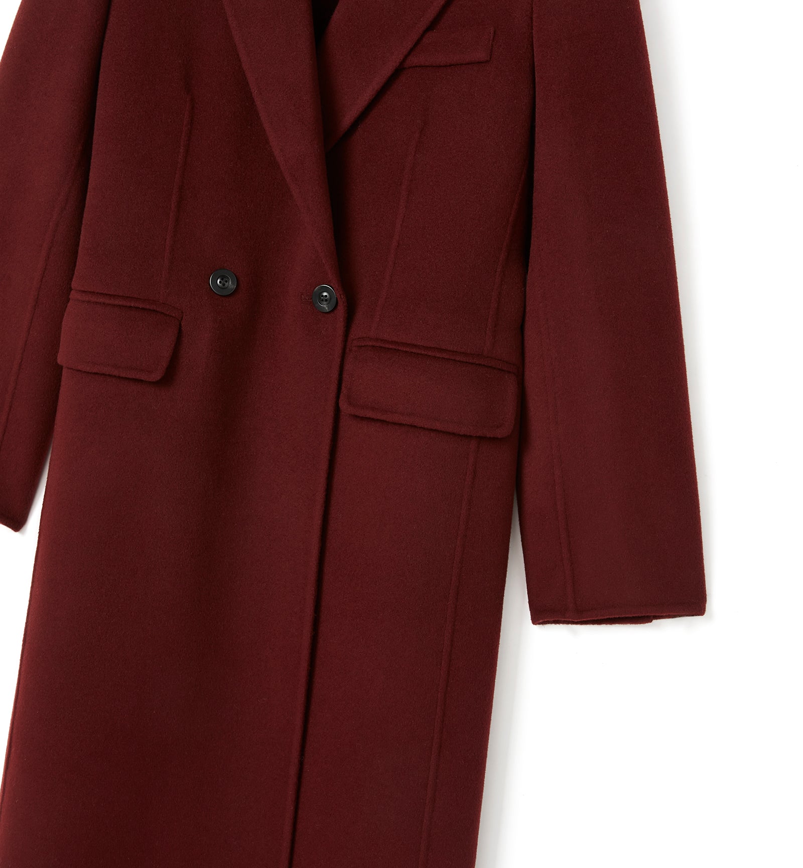 ZANE LONG WOOL WRAP COAT — Item 11 of 22