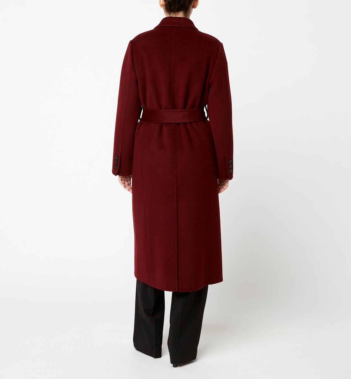 ZANE LONG WOOL WRAP COAT — Item 15 of 22