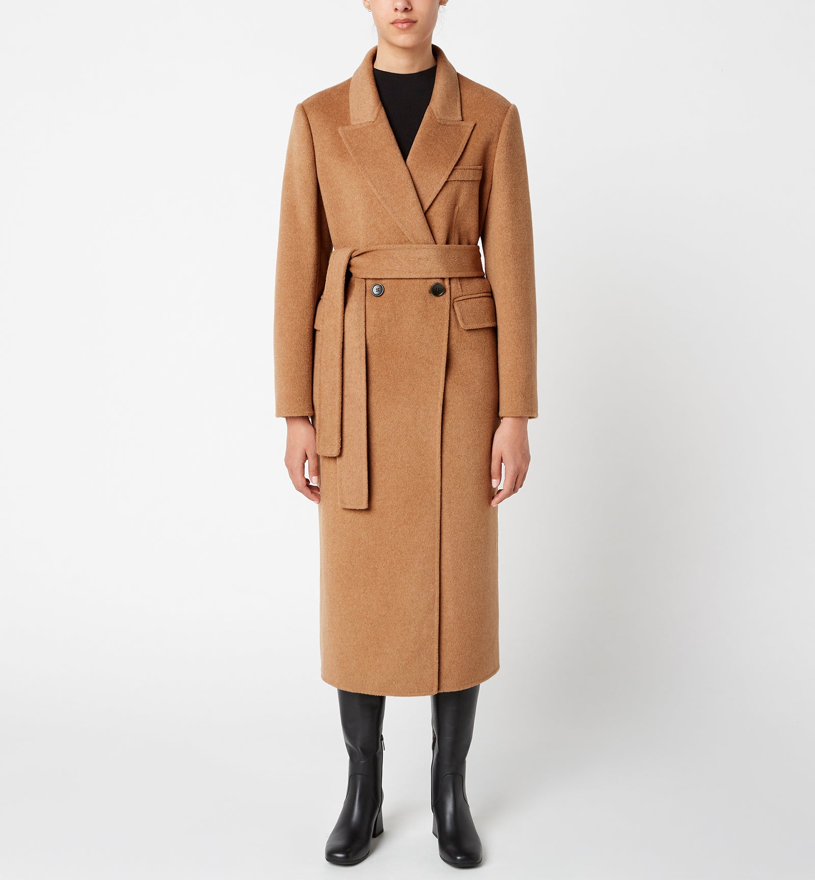 ZANE MANTEAU PORTEFEUILLE EN LAINE 