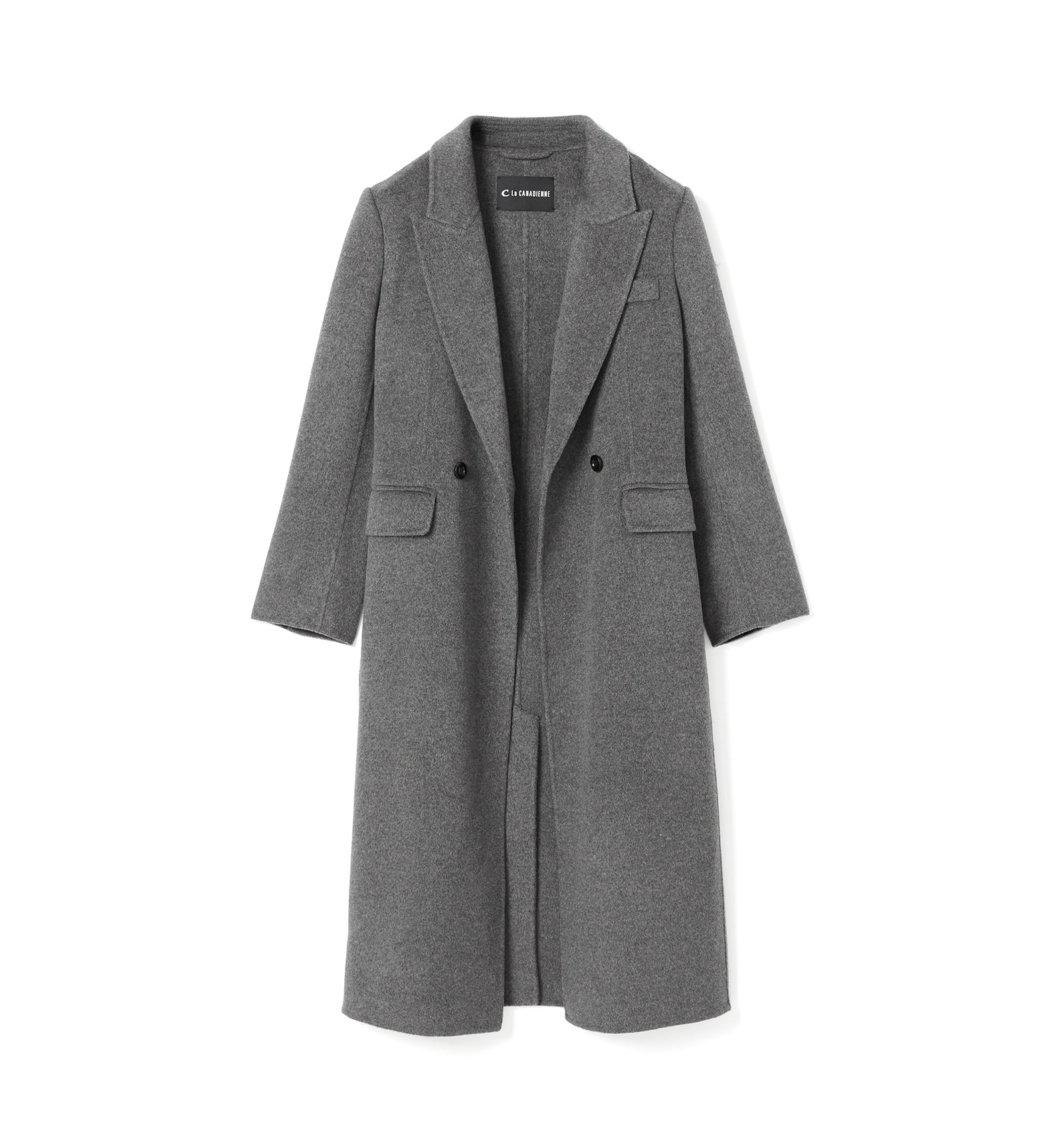 ZANE LONG WOOL WRAP COAT