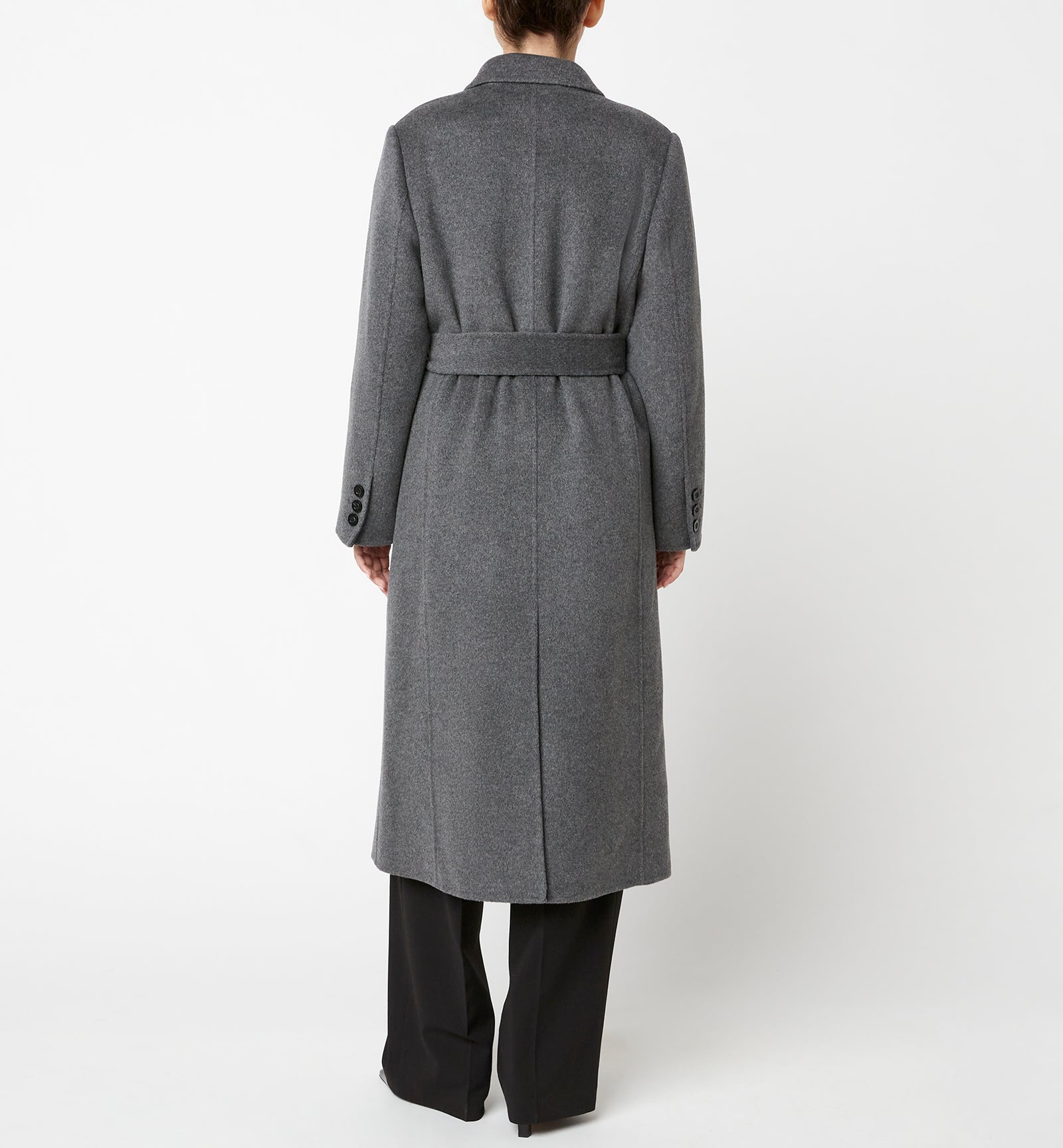 ZANE LONG WOOL WRAP COAT — Item 7 of 22