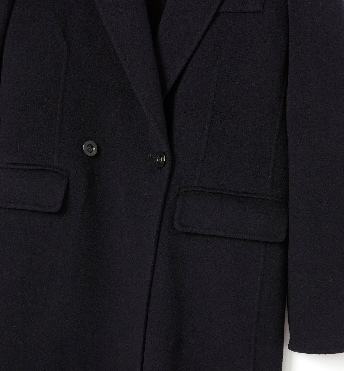 ZANE LONG WOOL WRAP COAT — Item 19 of 22