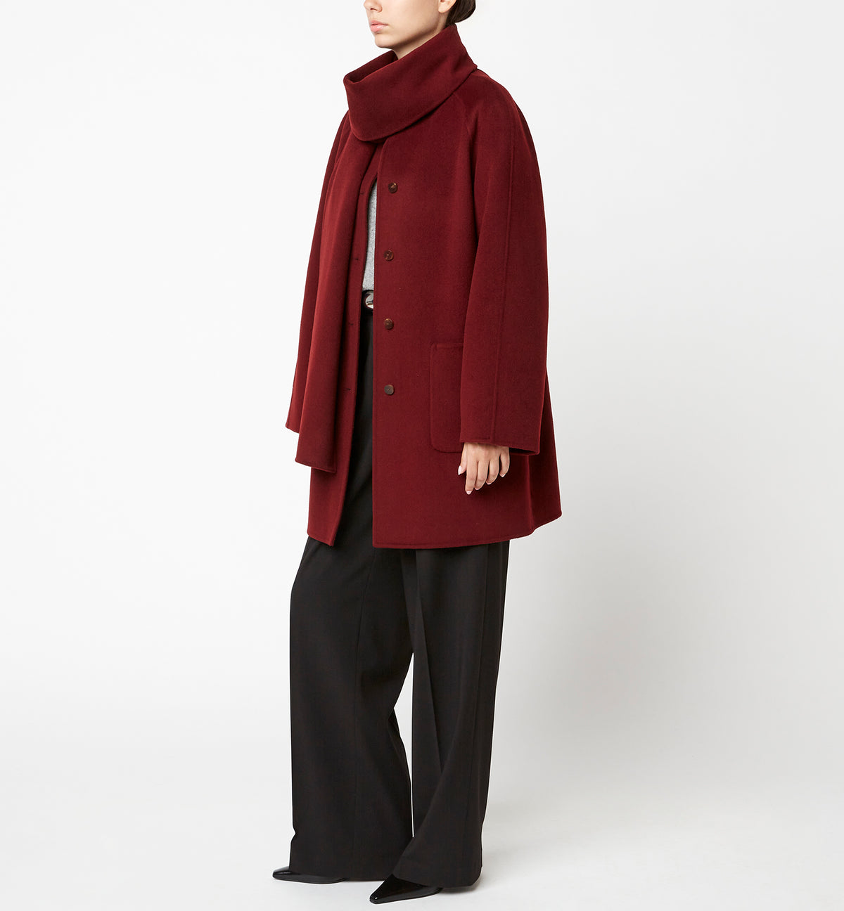 ZEALAND WOOL SCARF COAT — Item 7 of 8