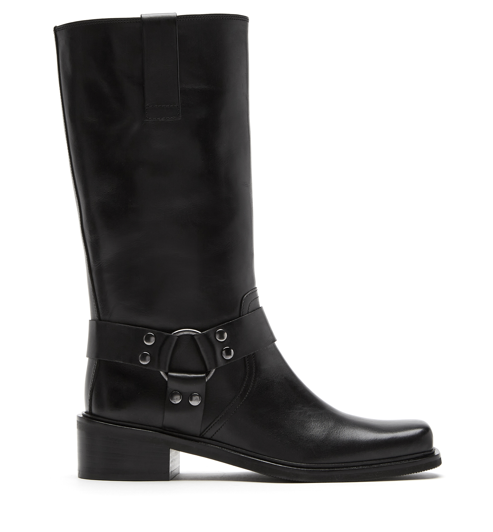 Shop La Canadienne Brit Leather Boot In Black