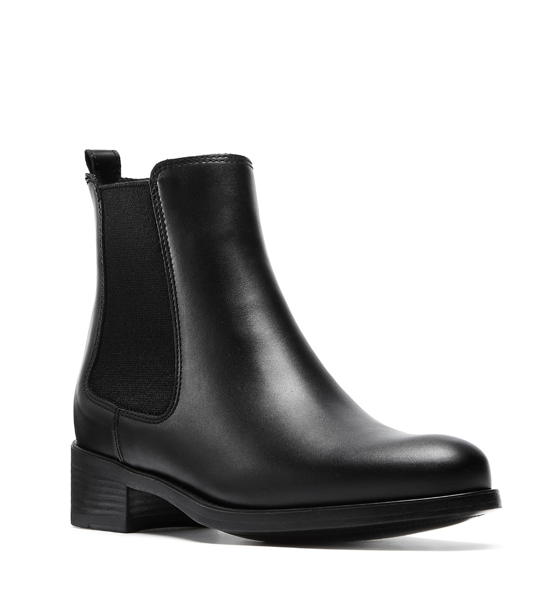 Black leather Chelsea boots for women Carla - Total comfort